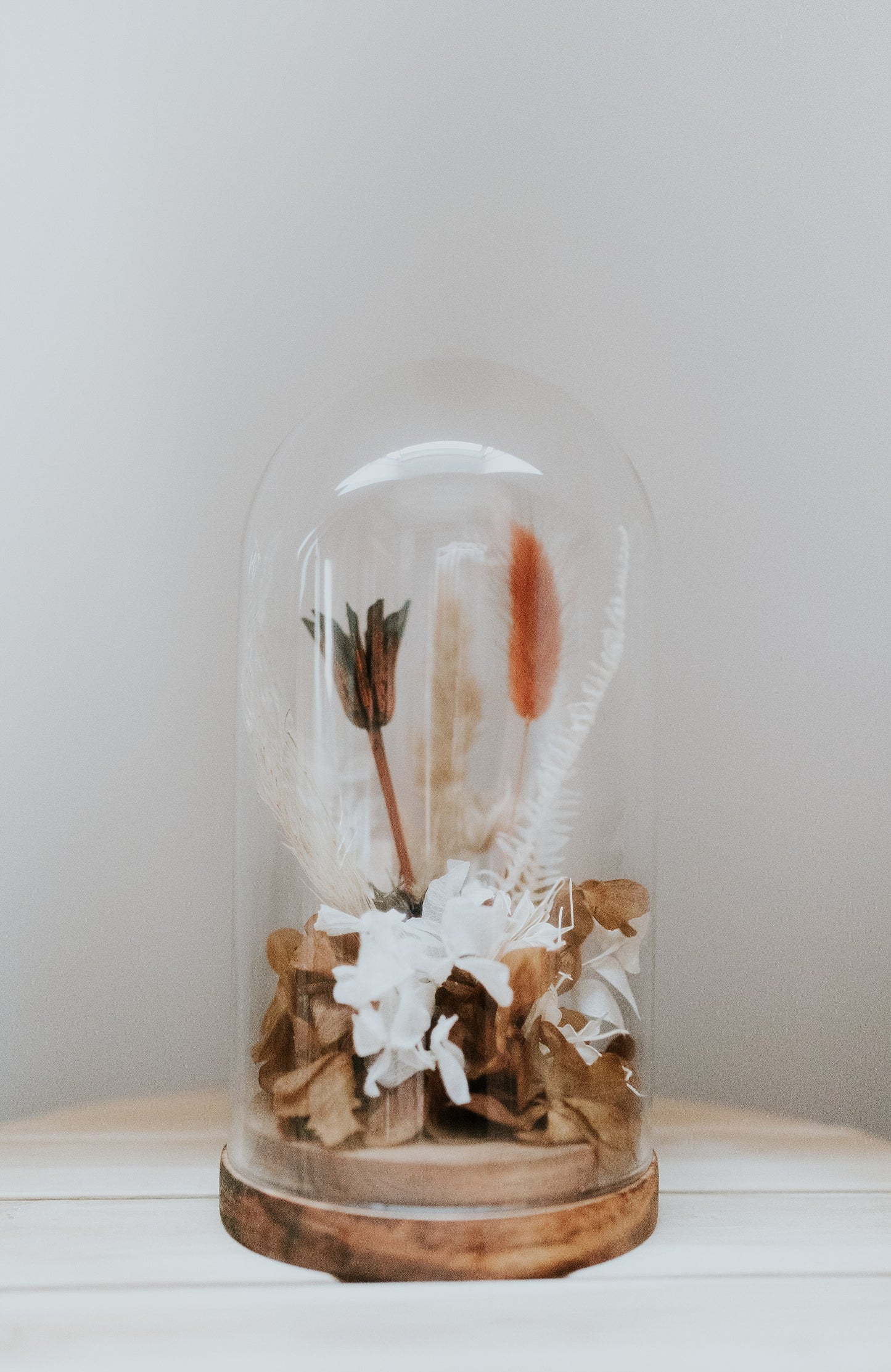Cloche de fleurs séchées Moyenne