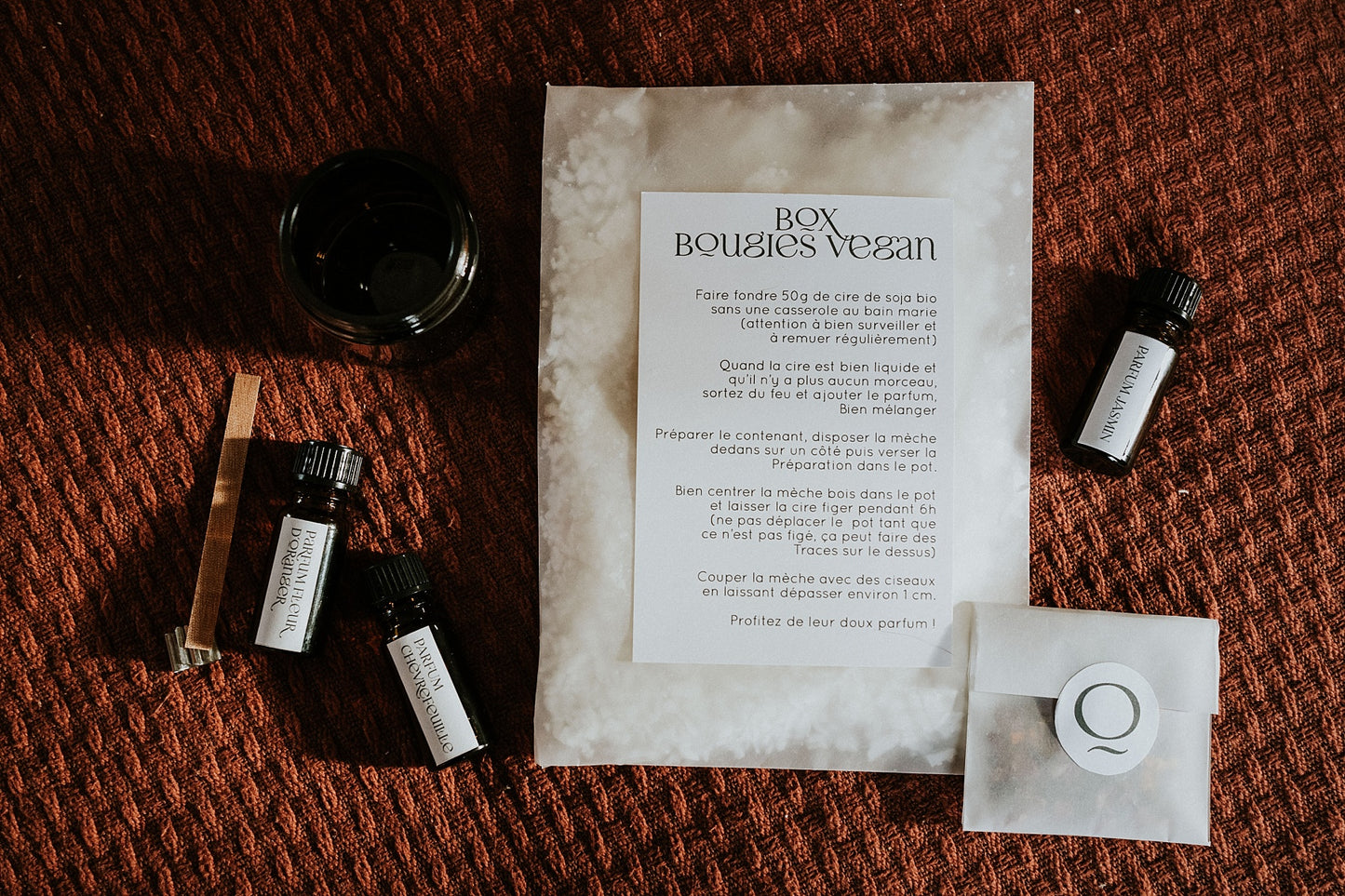 BOX DIY kit pour fabriquer ses bougies apothicaires vegan