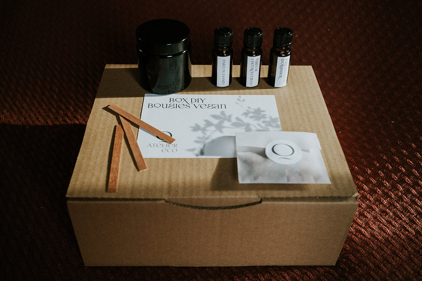 BOX DIY kit pour fabriquer ses bougies apothicaires vegan