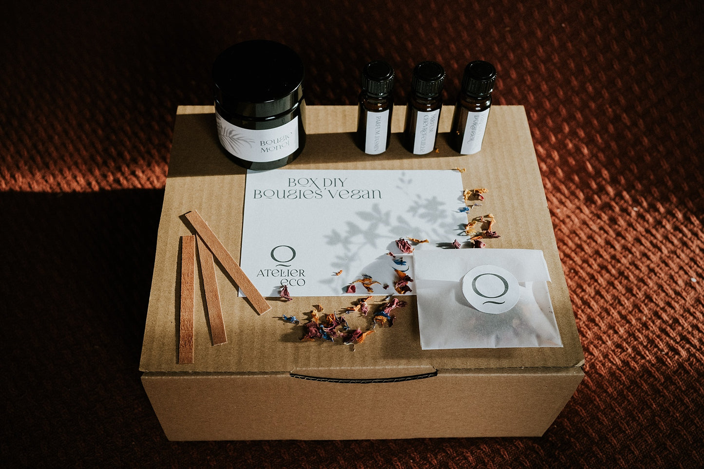 BOX DIY kit pour fabriquer ses bougies apothicaires vegan