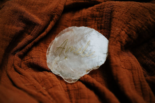 Marque-place Nacre naturelle