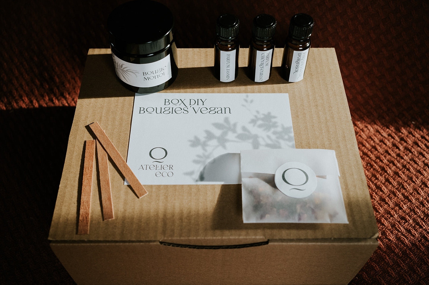 BOX DIY kit pour fabriquer ses bougies apothicaires vegan